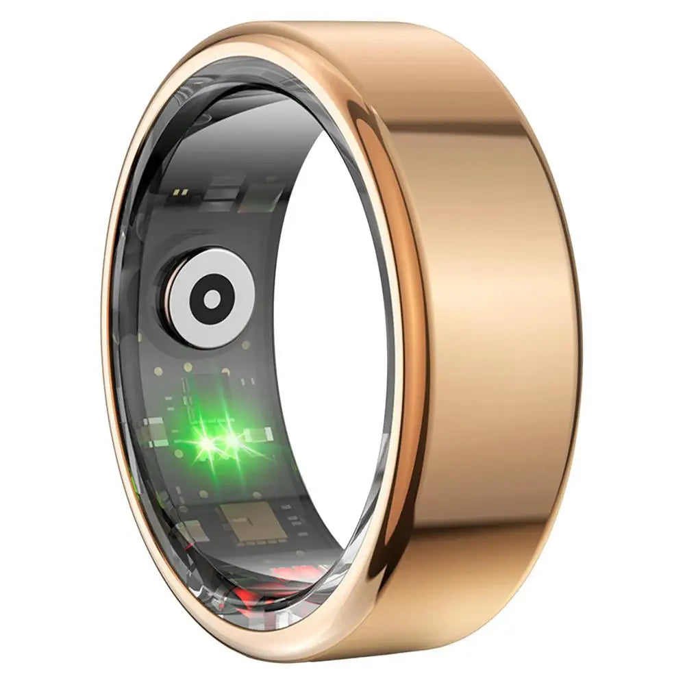 2024 NEW Smart Ring Health Tracker Heart Rate, Blood Oxygen Monitor, Waterproof Men Women Fitness